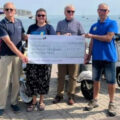 Swanage Mods Cheque presented to Julias House