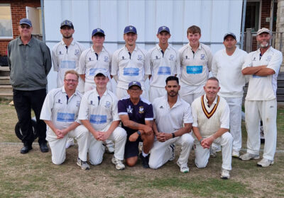 The Swanage 1st XI team that played the last game of the season