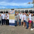 Family and friends raised nearly £2,000 for end-of-life charity the Allison Campbell Trust in Wareham Lions Club’s Swim for Charity event, held at Purbeck Sports Centre PHOTO: ACT