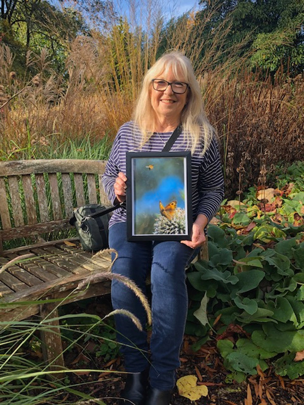 Lauren with her winning picture