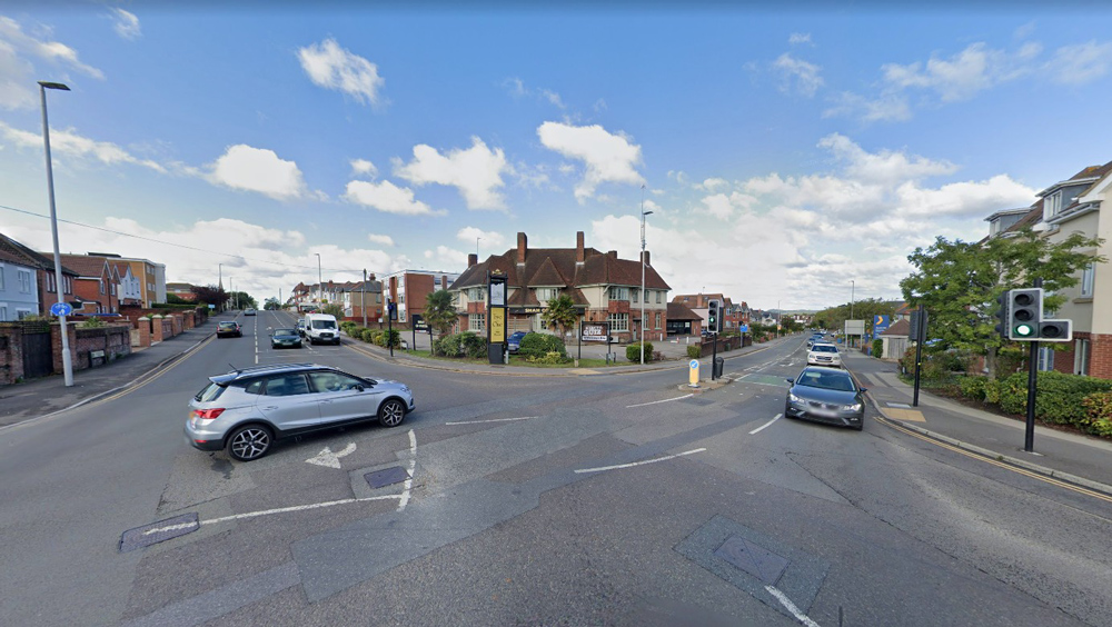 The crash happened at the junction of Ringwood Road and Fernside Road. Picture: Google