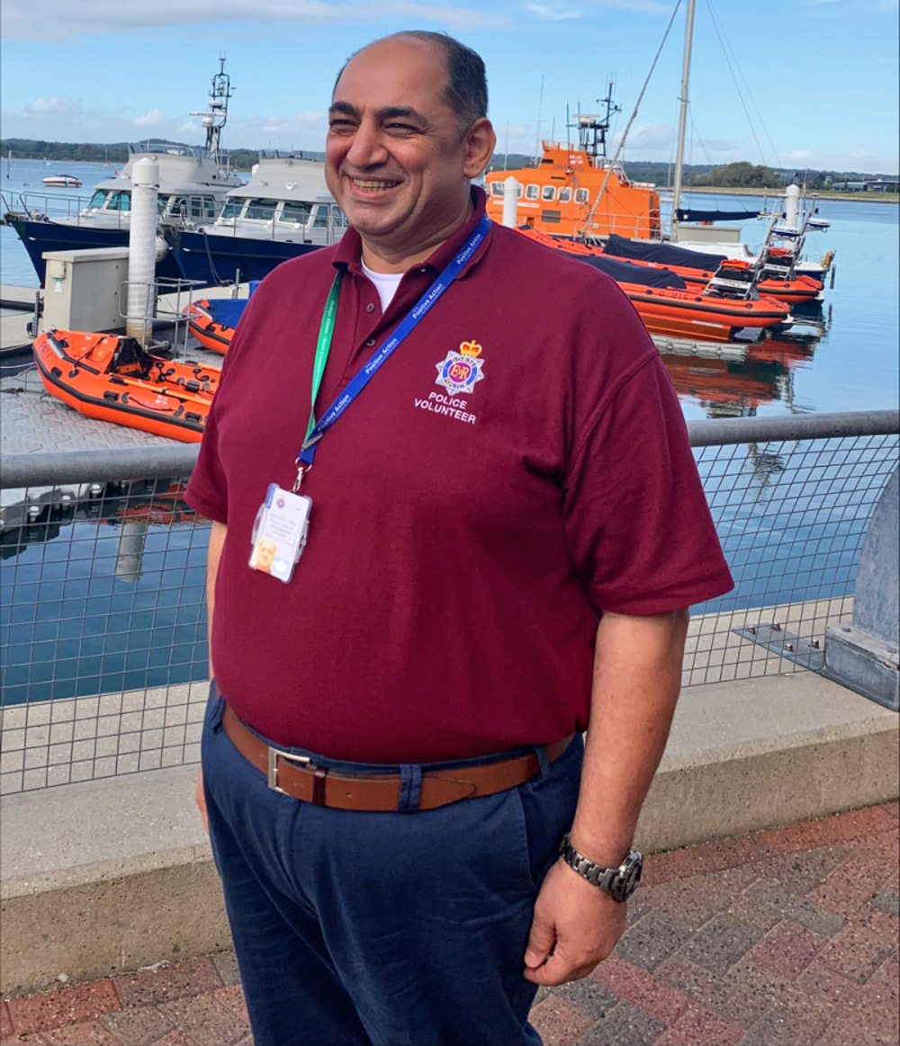 Volunteer Rod Almidani Picture: Dorset Police