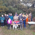 Residents and volunteers at the unveiling of the benches Picture: Raymond Brown