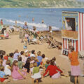 Youngsters enjoying Punch and Judy in 1963. The emergence of Swanage as a holiday destination is covered in the book by author Jason Tomes