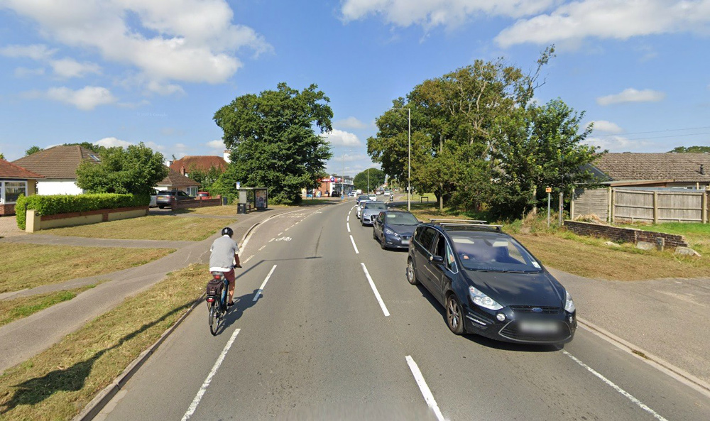 The altercation took place in Fairmile Road, Christchurch. Photo: Google