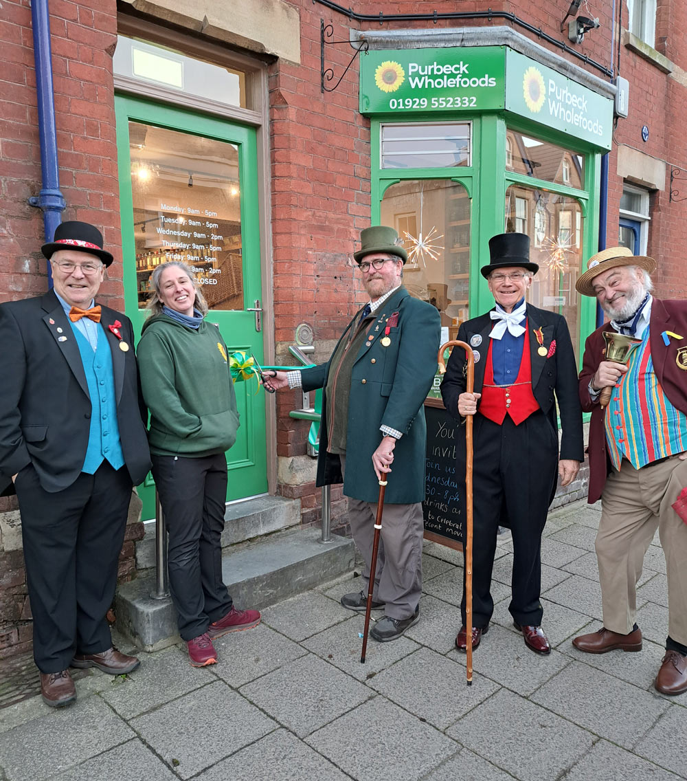 The Court Leet opened Purbeck Wholefoods’ store in North Street Picture: Purbeck Wholefoods