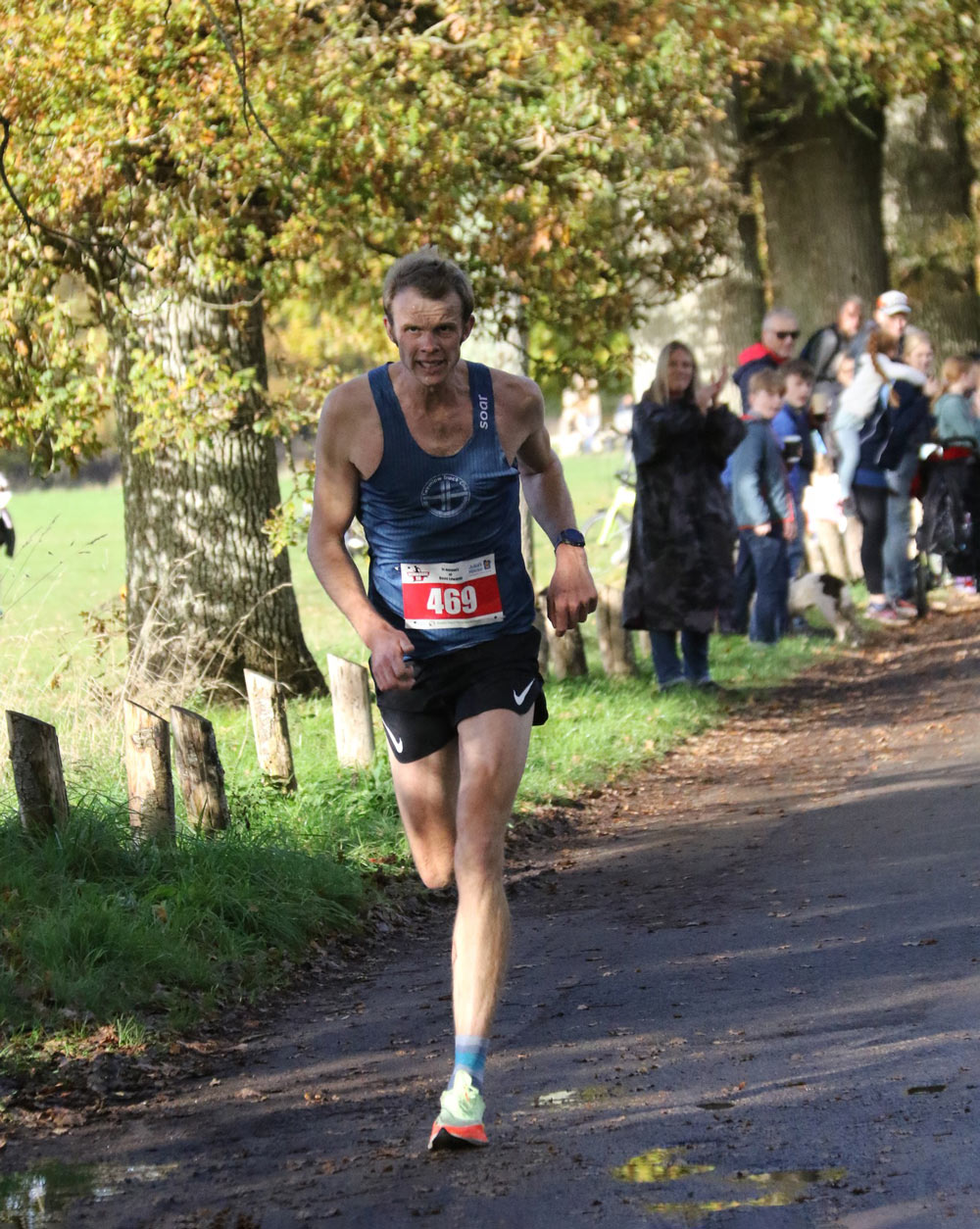 Race winner Harry Lauste of Tremlow Track club