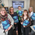 In the picture (from left) Multiply Learning co-ordinator Kate Holmes, Multiply programme manager Hannah Ball, Multiply marketing officer Olivia Girling, Multiply learning support officer Aimee Brown and business and finance manager Terri Clark.