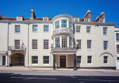 The Kings Arms in Dorchester, re-opened two years ago after a multi-million pound refurbishment, is one of the town’s landmarks
