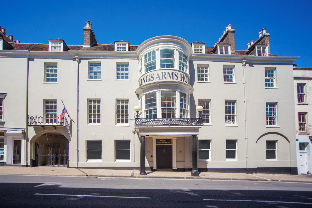The Kings Arms in Dorchester, re-opened two years ago after a multi-million pound refurbishment, is one of the town’s landmarks