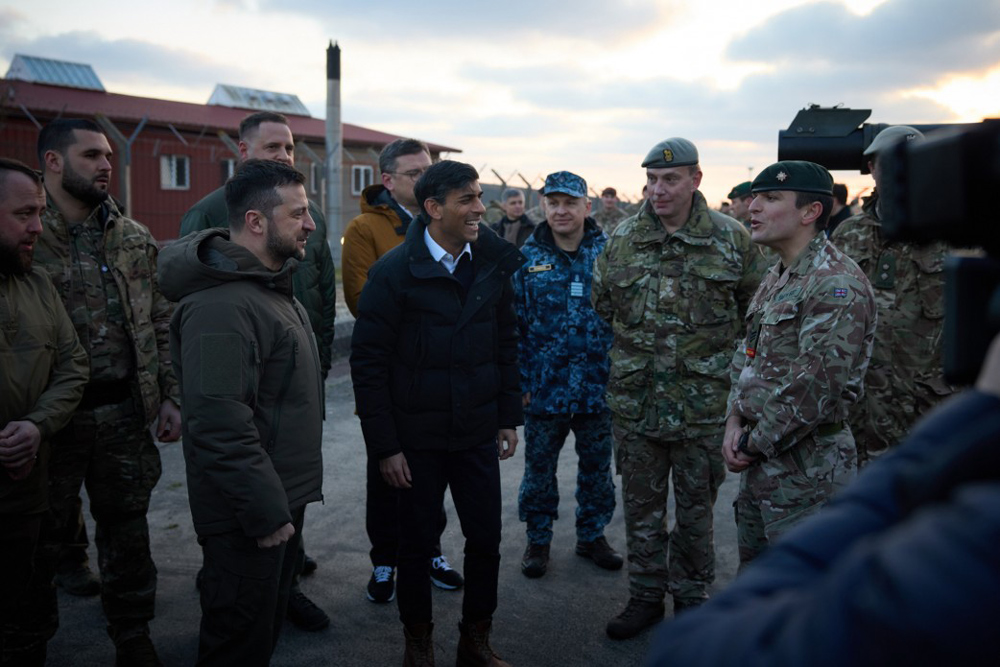 President Volodymyr Zelensky visits Dorset with PM Rishi Sunak