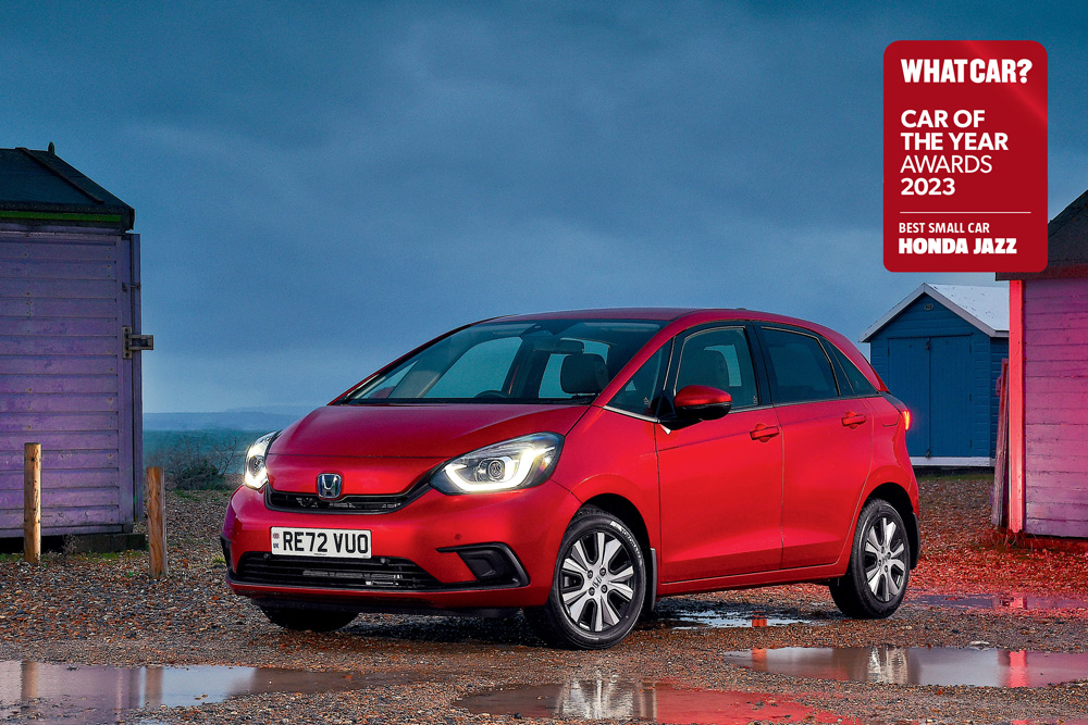Honda Jazz won Small Car of the Year at the 2023 What Car? awards