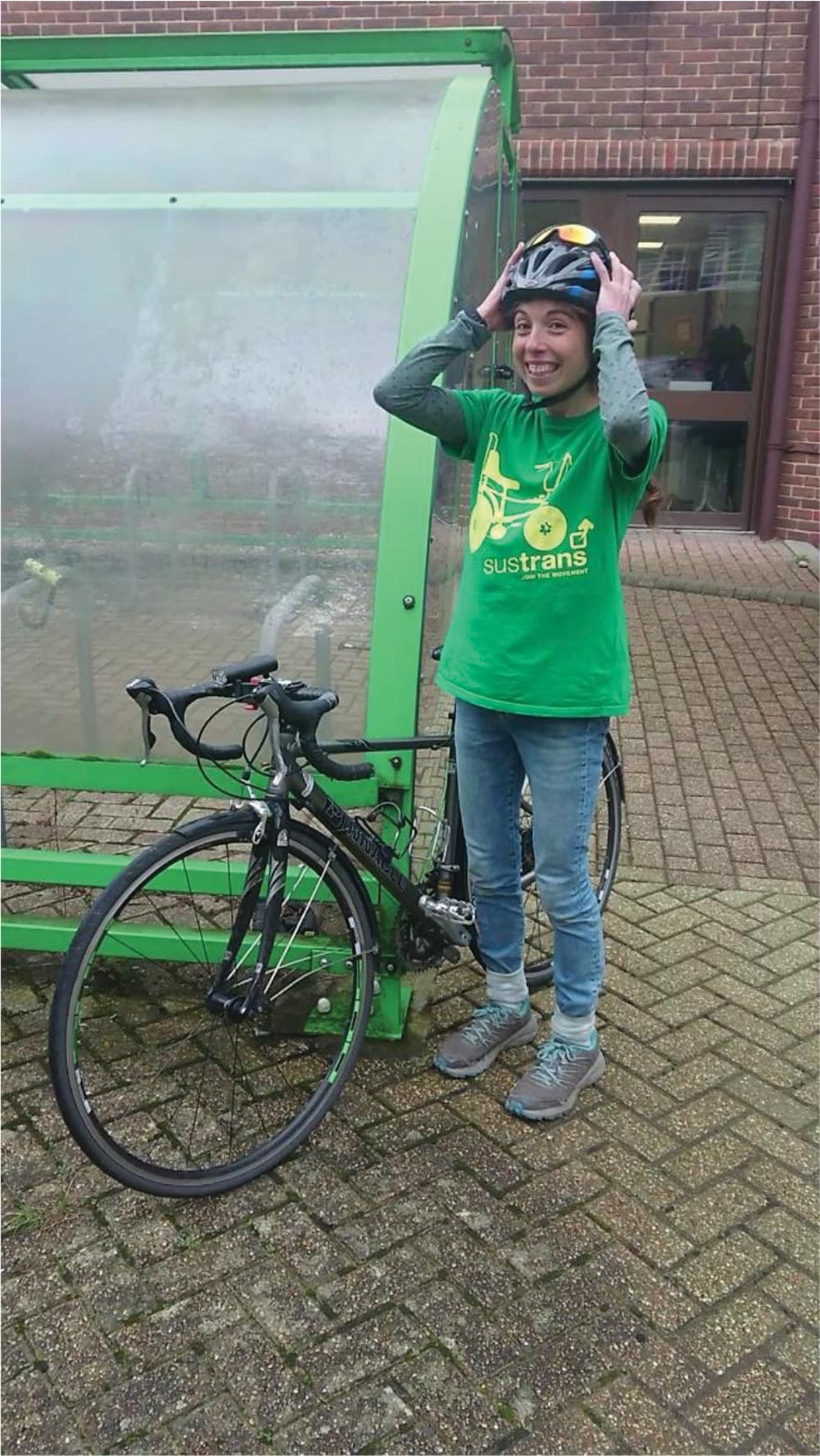 Sustrans officer for Wool Primary School Anna Philps