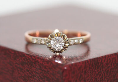 DIAMONDS ARE FOREVER This French Edwardian diamond ring is for sale at £665