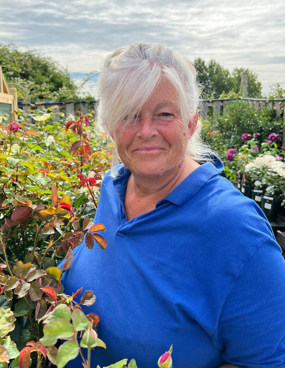 Sue Butterworth, plant manager at Goulds Garden Centre