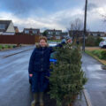 A Christmas tree collection is one of the ways Scarlet Sutcliffe has raised money