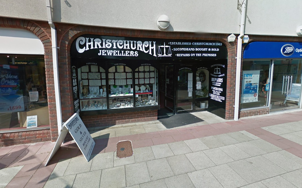 Christchurch Jewellers. Photo: Google