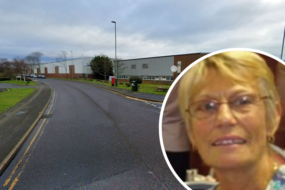 Jill Crisp and the scene of the crash
