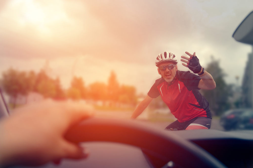 Aggression between cyclists and motorists putting lives at risk.