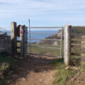 The new version on the path between Worth Matravers and the South West Coast Path