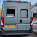 A grey speed camera van – the vehicles are being trialled before potentially being rolled out across the country. PHOTO: Road Angel