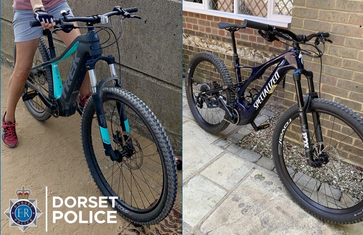 The bikes were taken from a shed in Poole. Picture: Dorset Police