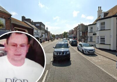 The couple were assaulted in Christchurch High Street. Picture: Dorset Police/Google