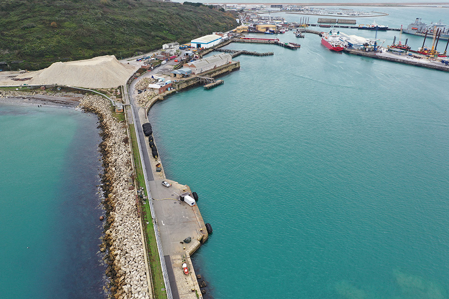 The Bibby Stockholm will be installed at Portland Port, the Home Office said