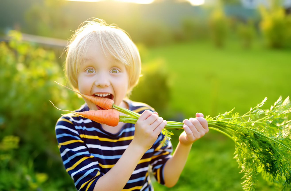 Growing your own is a great way to educate children about food