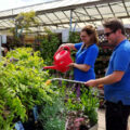 Clare and Will from Goulds Garden Centre