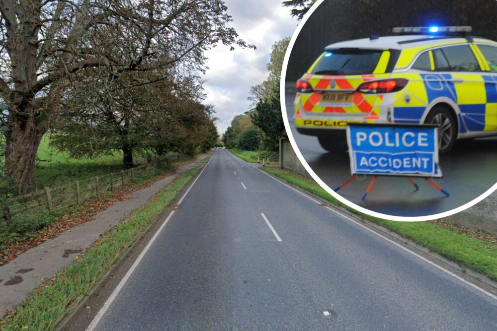 The incident happened on the A37 at Wrackleford. Picture: Google