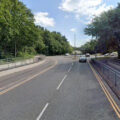 The woman was hit near the underpass at the Adastral roundabout in Poole. Picture: Google