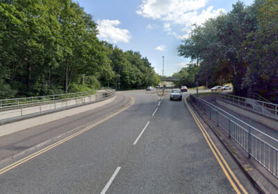 The woman was hit near the underpass at the Adastral roundabout in Poole. Picture: Google
