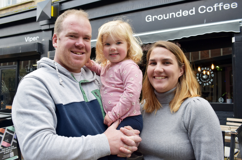 Jon and Rosie Rowe are not just the proud owners of a successful coffee shop and roastery in Poole called Grounded Coffee.