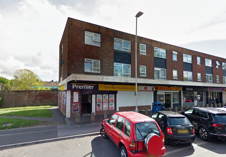 The incident happened outside a Spar store in Turling Road, Poole. Picture: Google