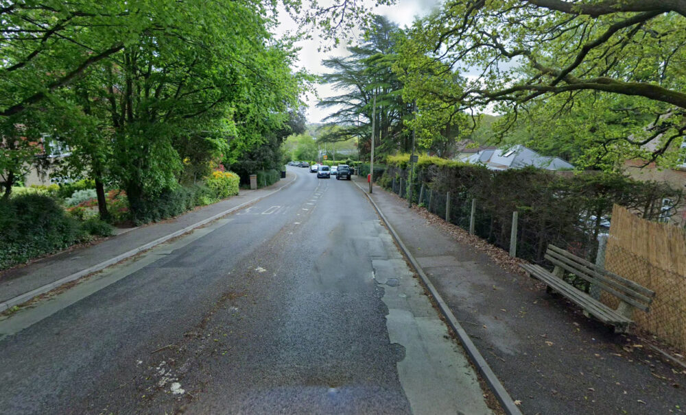 The incident unfolded in Springdale Road, Poole. Picture: Google