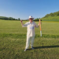 Mike Nash hit an unbeaten century for the seconds at Cheselbourne