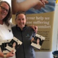 ‘MEET AND GREET’ Samantha James, the local Co-op pioneer, and Helen Casey, from the Allison Campbell Trust, at the meet and greet event staged at Co-op Wareham