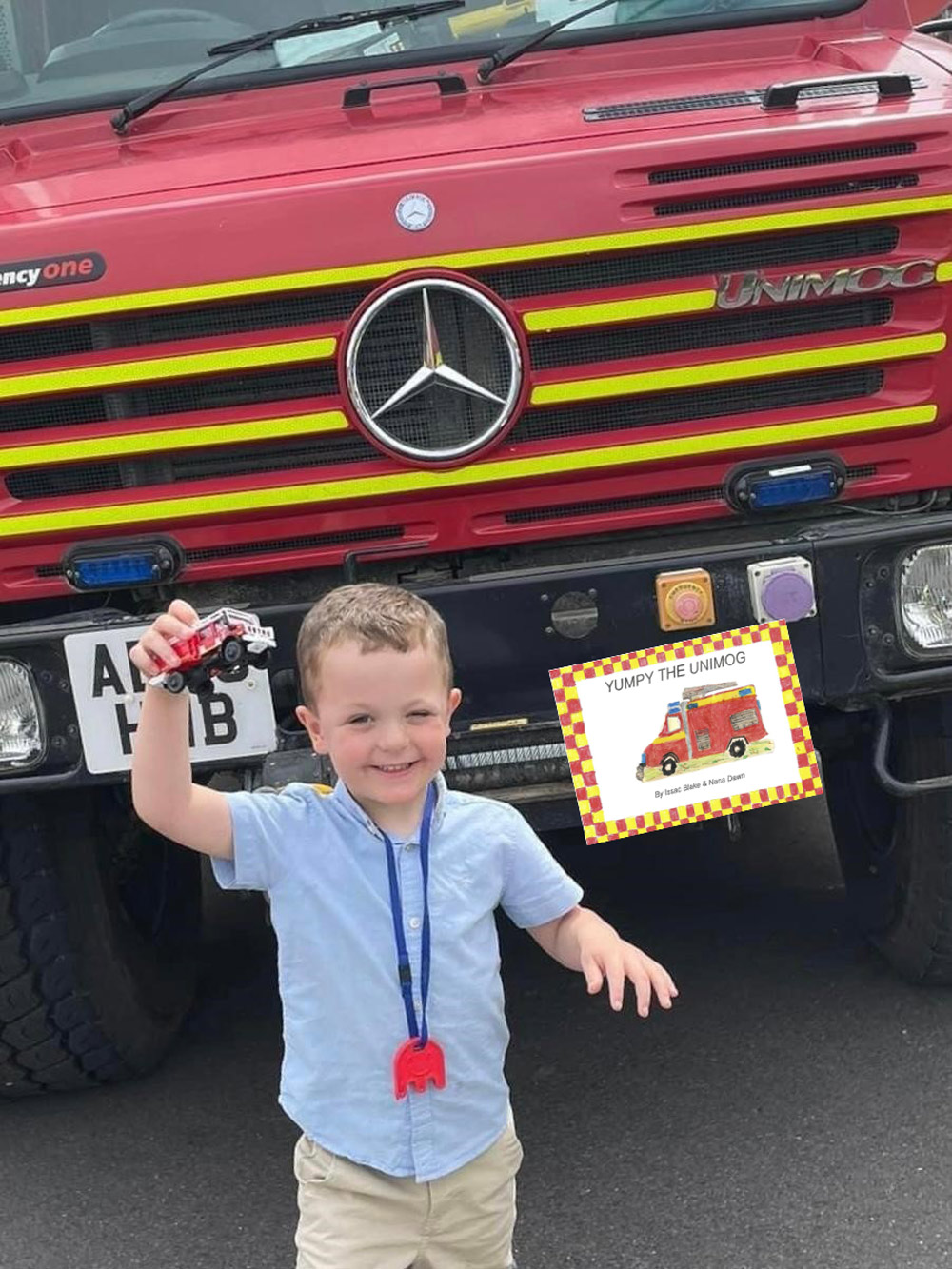 YOUNG Issac Blake (pictured) from Swanage loves fire engines so much he is writing a series of children’s books about them.