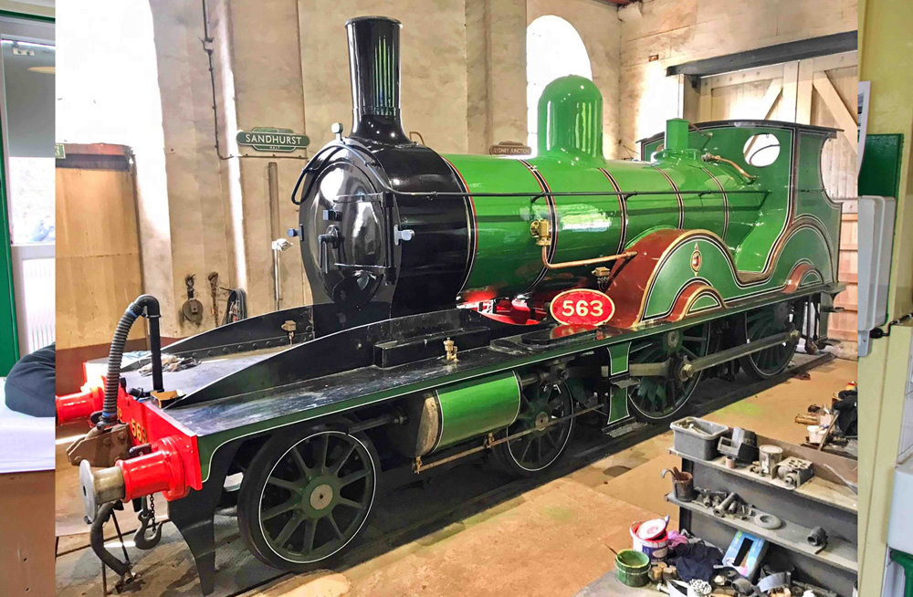 The T3 No. 563 is being restored by specialist contractors at the Flour Mill workshops in the Forest of Dean, Gloucestershire. PHOTO: Phil Anderson