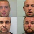 The four jailed, clockwise from top left; Anthony Dylan Rodwell, Darren Eastaugh, William Bill Connors and Sebastian Patryk Gnyp. Pictures: Met Police