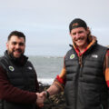 Chris Payne of Green Folk and marathon swimmer Oly Rush