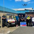 Multiple agencies, including the police and fire services, were involved in the operation. Pictures: Dorset Police