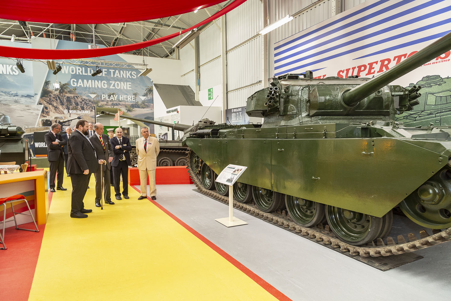 The Duke was reunited with a Centurion tank