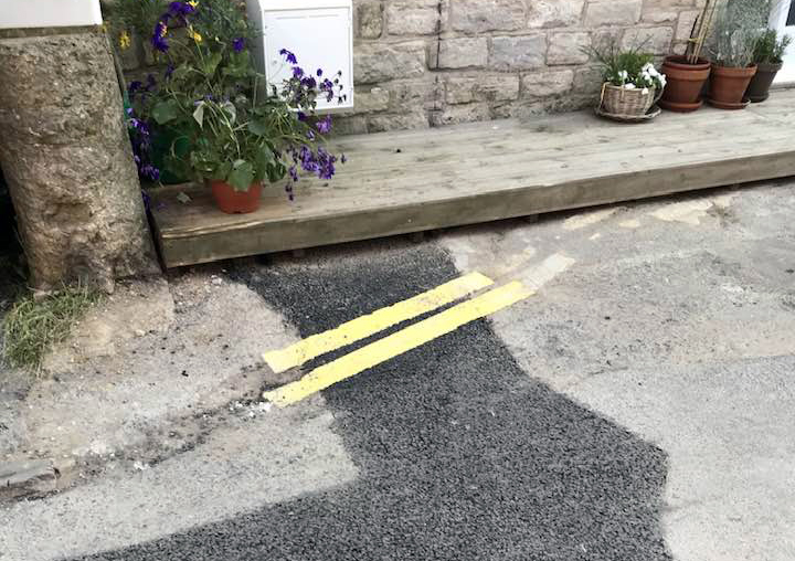 The tiny stretch is in Commercial Road, Swanage. Picture: Donna Glave/Facebook
