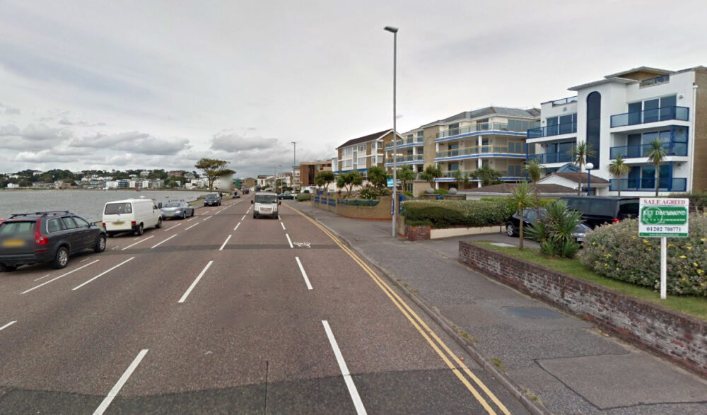 Thieves targeted a property in Banks Road, Poole. Picture: Google