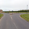 The crash happened at the roundabout near Peverell Avenue West and Bridport Road, Poundbury. Picture: Google