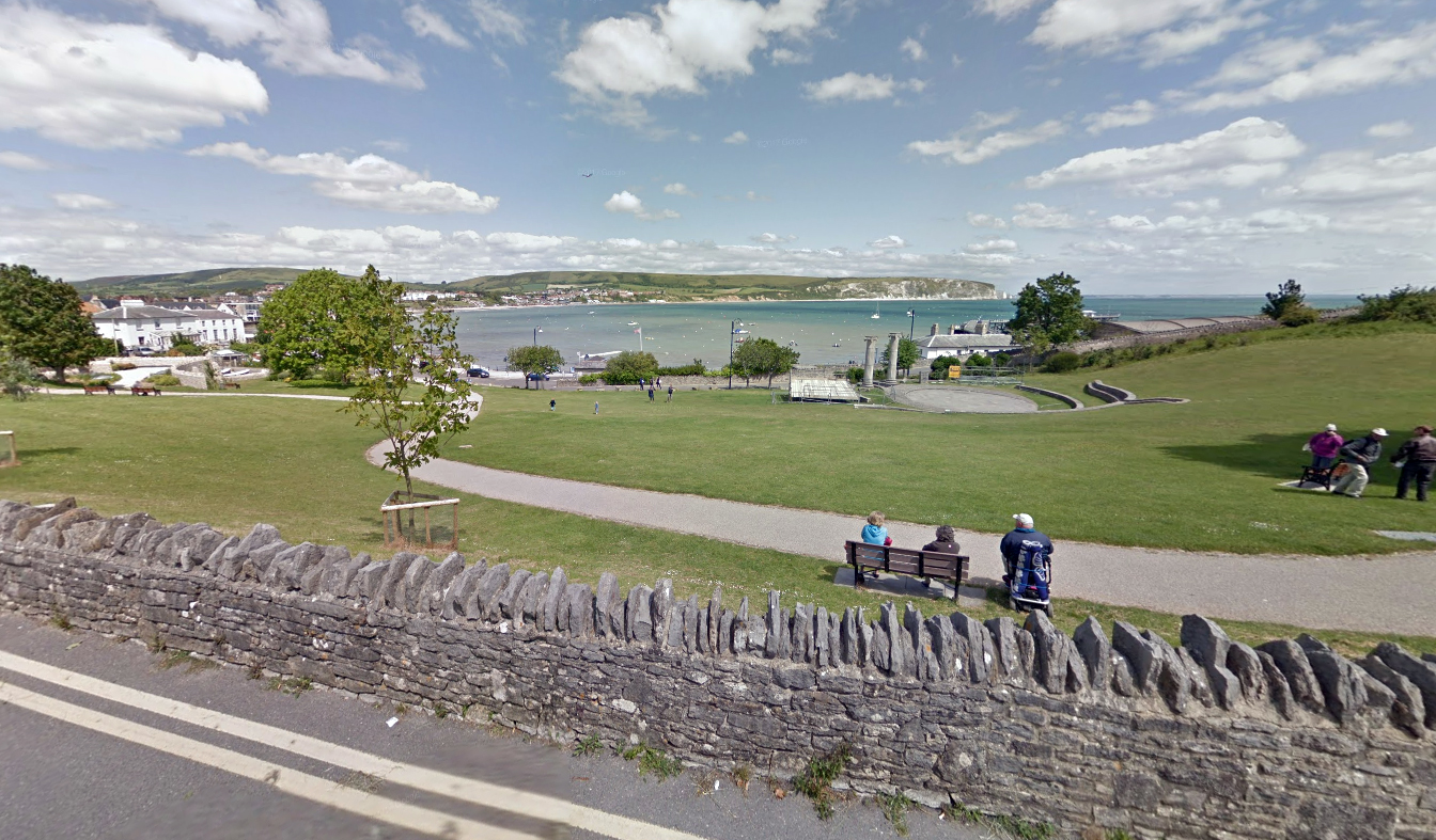 Music By The Sea takes place in the Prince Albert Gardens, Swanage. Picture: Google