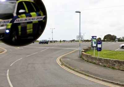 The incident started in the Highcliffe Cliff Top car park in Christchurch, according to Dorset Police