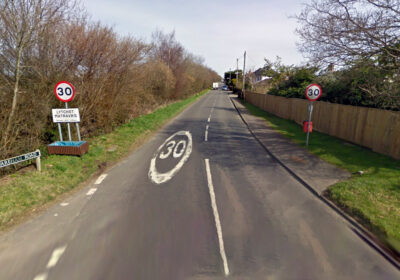 The crash happened in Wareham Road, Lychett Matravers. Picture: Google
